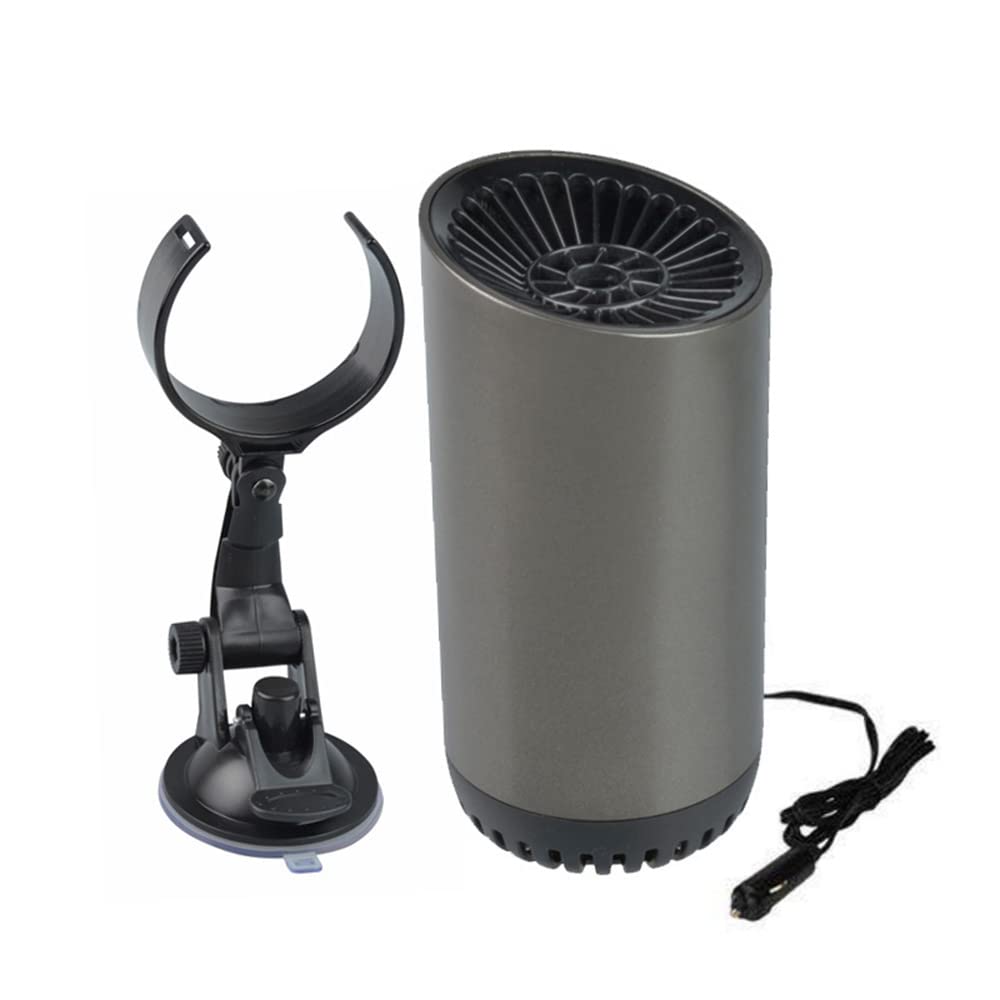Baceyong Autoheizung Defroster 12V 150W, Tragbarer Windschutzscheiben-Entfroster 180° drehbar, Heiz- und Kühlgebläse mit Thermostat, für Auto SUV Truck RV Trailer, Silbergrau mit Stent USB Baceyong Autoheizung Defroster 12V 150W, Tragbarer Windschutzscheiben-Entfroster 180° drehbar, Heiz- und Kühlgebläse mit Thermostat, für Auto SUV Truck RV Trailer, Silbergrau mit Stent USB von Baceyong