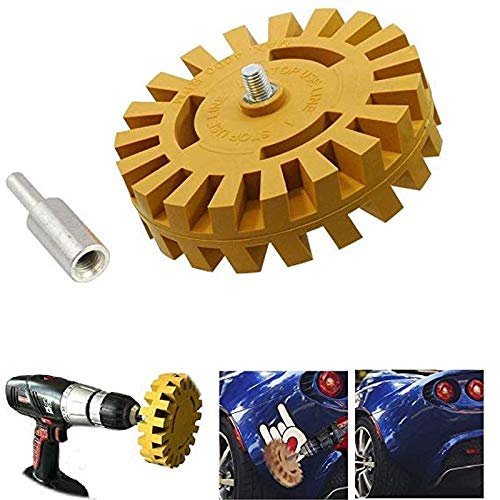 Baceyong Gummirad mit pneumatischer De-Peeling-Scheibe, Streifenentfernungsrad, geriffelter Toffee-Karamell-Bohrer – strapazierfähig, 25 mm Baceyong Gummirad mit pneumatischer De-Peeling-Scheibe, Streifenentfernungsrad, geriffelter Toffee-Karamell-Bohrer – strapazierfähig, 25 mm von Baceyong