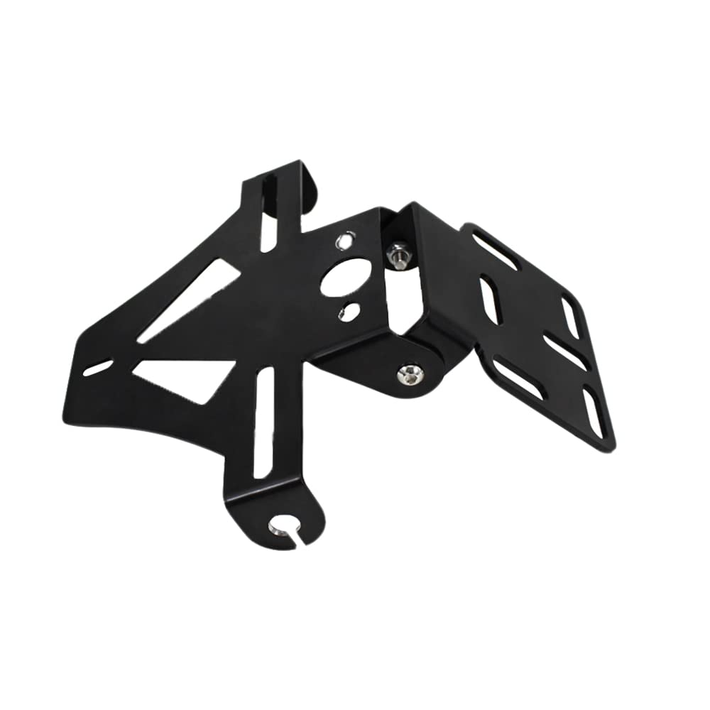 Baceyong Motorrad-Kennzeichenhalter, multifunktionale Motorrad-Halterung Universal-Motorrad-Heck ordentlich Verstellbarer klappbarer Kennzeichenhalter Baceyong Motorrad-Kennzeichenhalter, multifunktionale Motorrad-Halterung Universal-Motorrad-Heck ordentlich Verstellbarer klappbarer Kennzeichenhalter von Baceyong