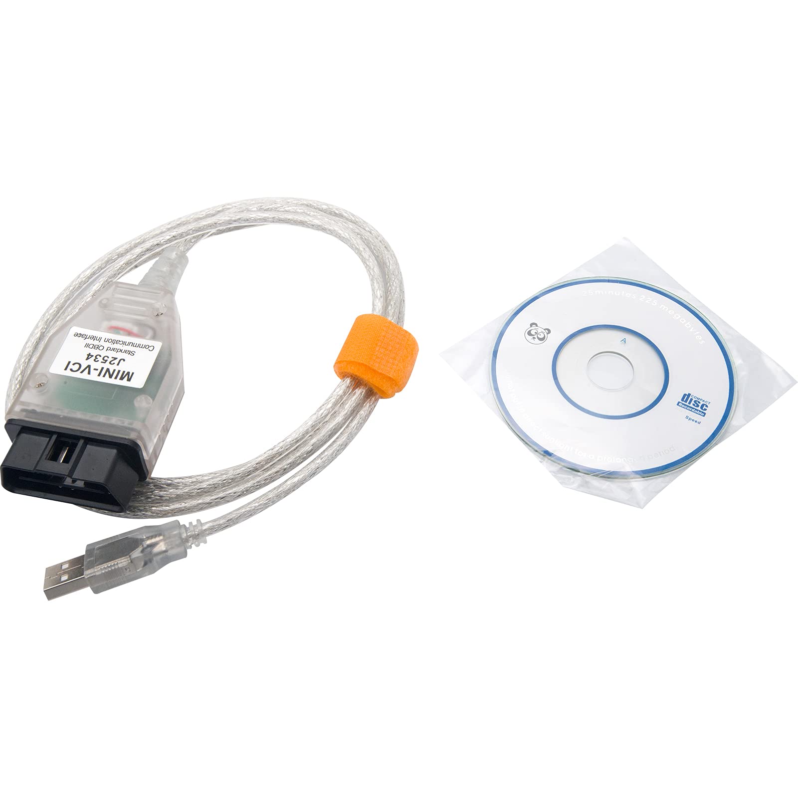 Baceyong OBD2 Auto-Scanner-Tool, Auto-Diagnose-Scan-Tool 1.5M Mini VCI J2534 Code Reader Kabel, VCI V13.00.022 Fahrzeug-Motor-Fehlercode-Leser 16 Pin TIS Techstream Kabel mit CD/Software Baceyong OBD2 Auto-Scanner-Tool, Auto-Diagnose-Scan-Tool 1.5M Mini VCI J2534 Code Reader Kabel, VCI V13.00.022 Fahrzeug-Motor-Fehlercode-Leser 16 Pin TIS Techstream Kabel mit CD/Software von Baceyong