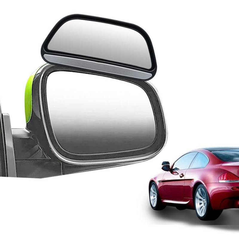 Rückspiegel, Baceyong 2 Stück Universal-Rückfahrspiegel, HD-Echtglas-Rückfahrspiegel für Einparkhilfe, 360 ° verstellbare Spiegel für PKW LKW SUV Motorrad RV von Baceyong