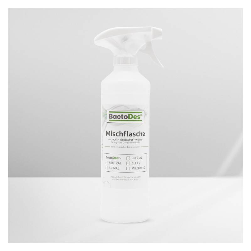 Sprüh- und Mischflasche leer BactoDes-Standard 500ml von BactoDes