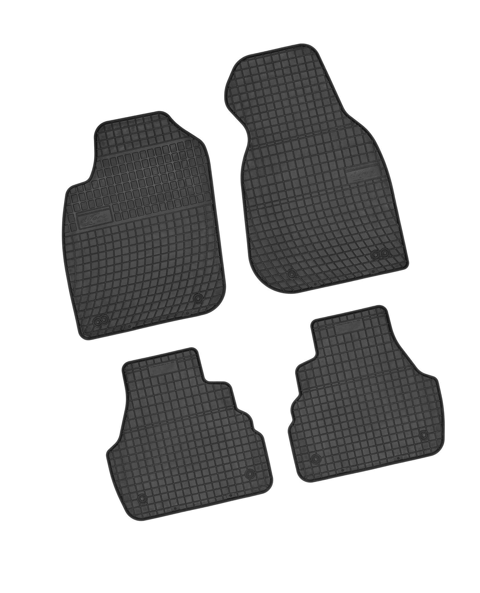 Bär-AfC AU00199 Gummimatten Auto Fußmatten Schwarz, Erhöhter Rand, Set 4-teilig, Passgenau für Audi A6 Typ C5 Baujahr 1999 bis 2005 LIM. & Avant Bär-AfC AU00199 Gummimatten Auto Fußmatten Schwarz, Erhöhter Rand, Set 4-teilig, Passgenau für Audi A6 Typ C5 Baujahr 1999 bis 2005 LIM. & Avant von Bär-AfC
