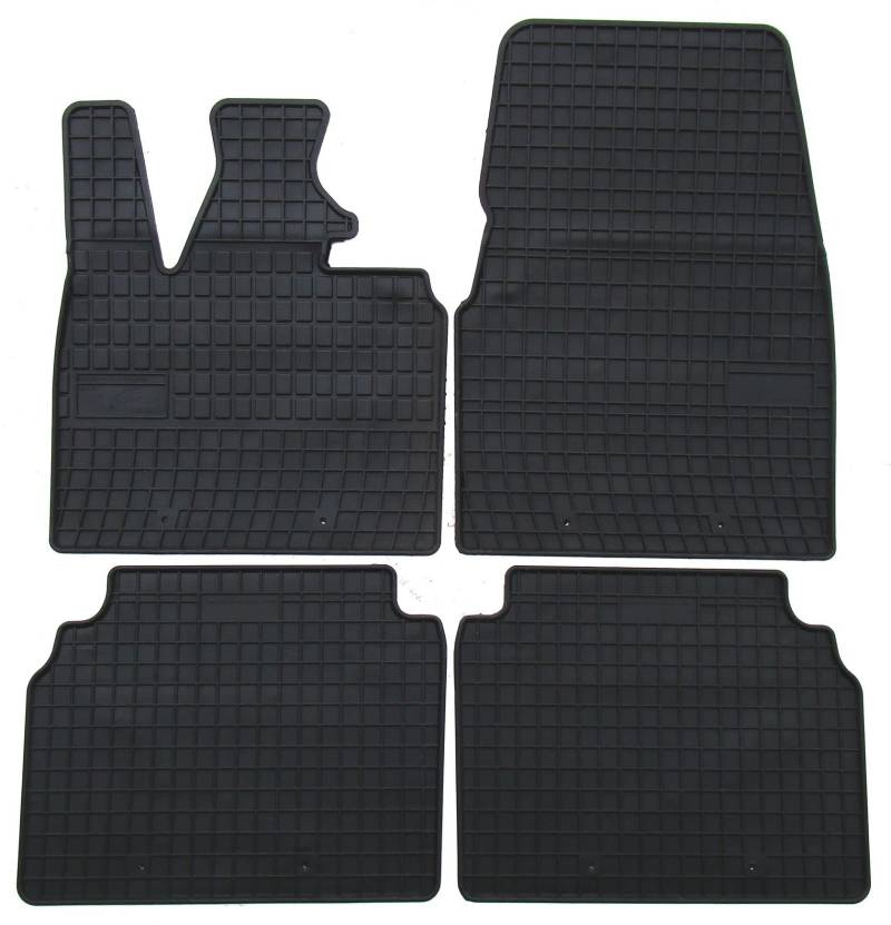 Bär-AfC BM62298 Gummimatten Auto Fußmatten Schwarz, Erhöhter Rand, Set 4-teilig, Passgenau für BMW i3 Baujahr 2013-2017 von Bär-AfC