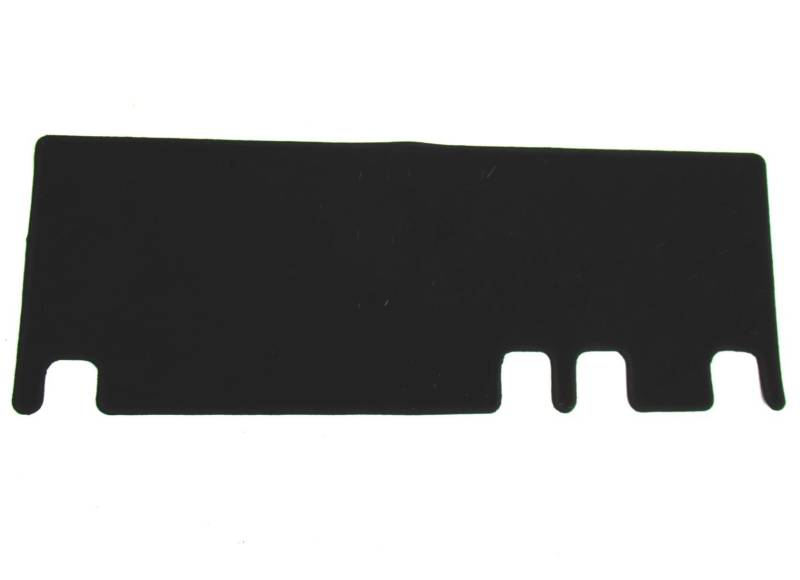 Bär-AfC TY61314-2R Classic Auto Fußmatten Nadelvlies Schwarz, Rand Kettelung Schwarz, Textiler Trittschutz, Set 1-teilig, Passgenau für Modell Siehe Details von Bär-AfC