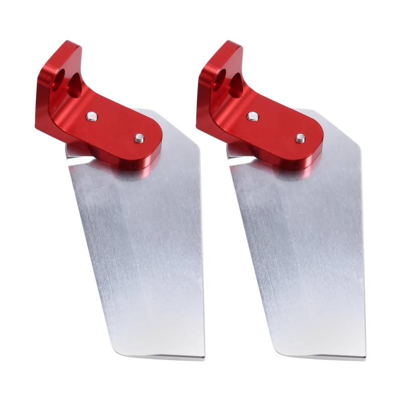 Baeroprki Wendeflosse, 95 mm, Verstellbare Wendeflossen Aus Aluminium für RC-Offshore-Boote, Racing-O-Boote, Teile für Ferngesteuerte Boote von Baeroprki