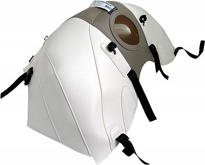 Bagster BMW K1600GT/GTL, Tankhaube - Weiß/Hellbraun von Bagster