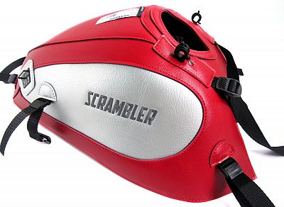 Bagster Ducati Scrambler 800, Tankhaube - Rot/Silber von Bagster