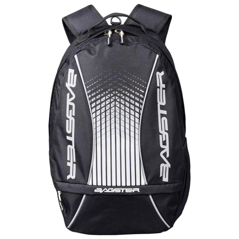 Bagster Rucksack für Motorrad Player Evo schwarz weiß von Bagster