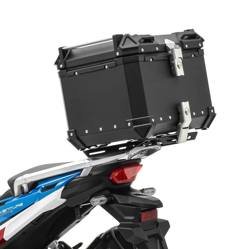 Alu Topcase für Honda Africa Twin 1100 Aluminium Bagtecs XB45 schwarz von Bagtecs