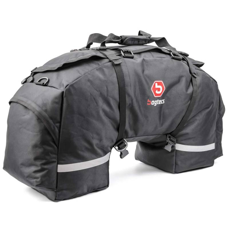Bagtecs Hecktasche Motorrad schwarz DK836 von Bagtecs