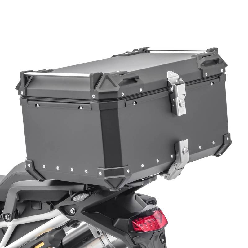 Motorrad Alu Top Case Bagtecs XB65 Aluminium 65 Liter schwarz von Bagtecs