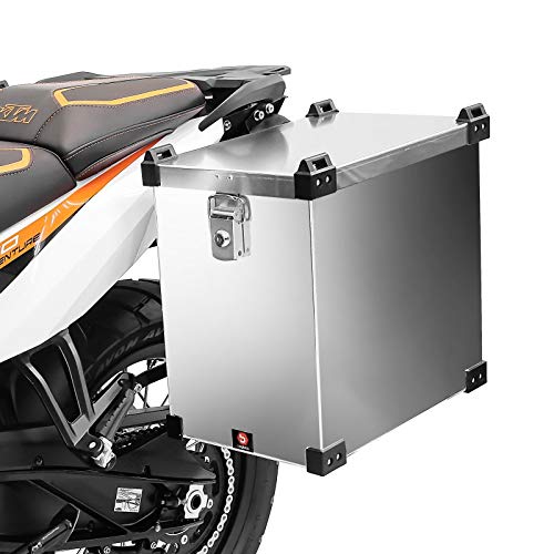 Motorrad Alukoffer für Honda Transalp XL 600/650/ 700 V Bagtecs Namib 40l Aluminium-Seitenkoffer von Bagtecs