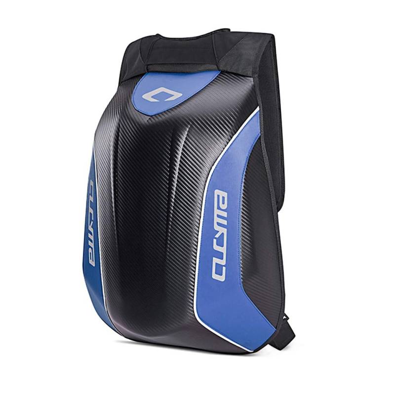 Motorrad Hartschalen Rucksack Bagtecs Carbon 30L blau von Bagtecs
