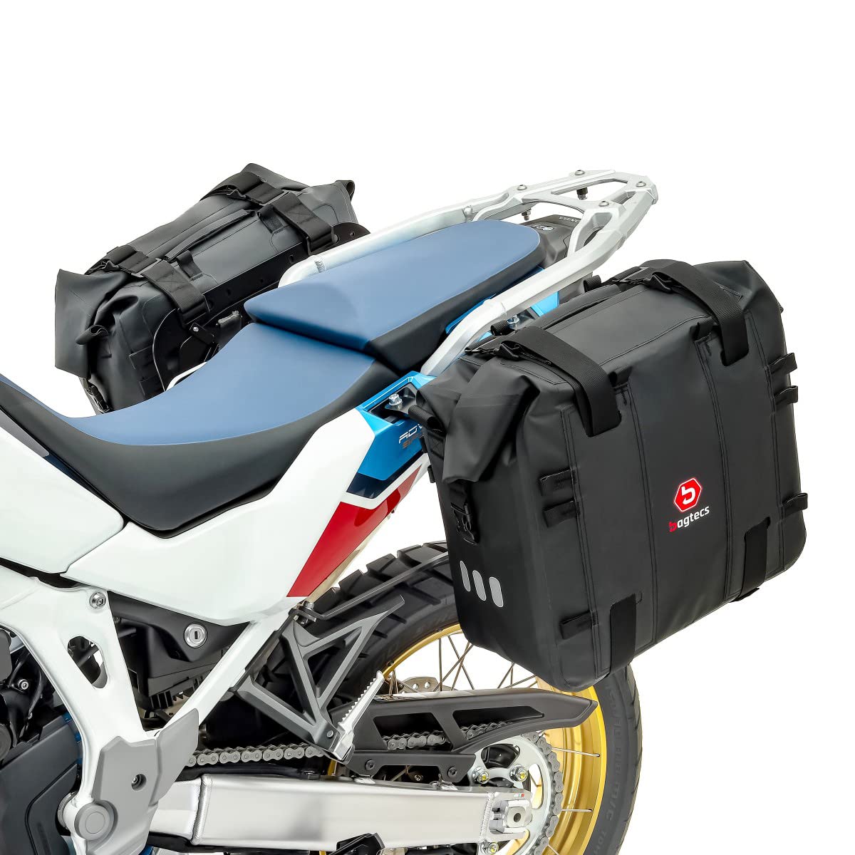 Satteltaschen Bagtecs XA32 Motorrad Seitentaschen 2x32L Wasserdicht von Bagtecs