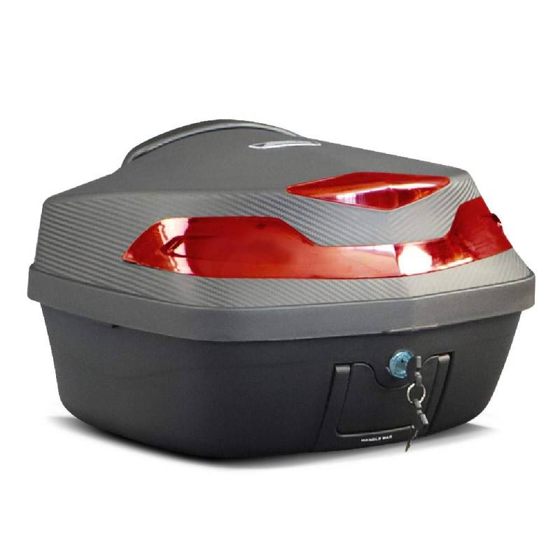 Top Case für Yamaha T-Max 560/530 / 500 XK48 48L rot von Bagtecs