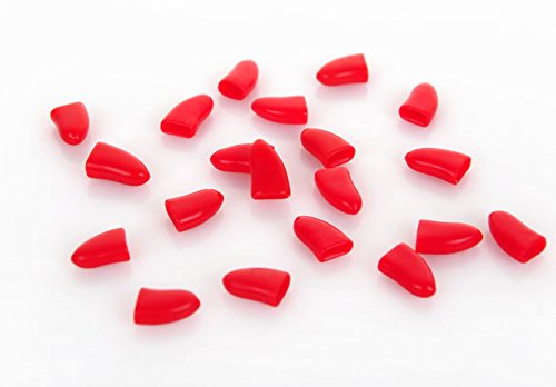 bailuoni 20 weichen Pet Nail Kappen für Krallen Silikon Displayschutzfolie Nail Cover Gap für Hund Katze mit Klebstoff von Bailuoni