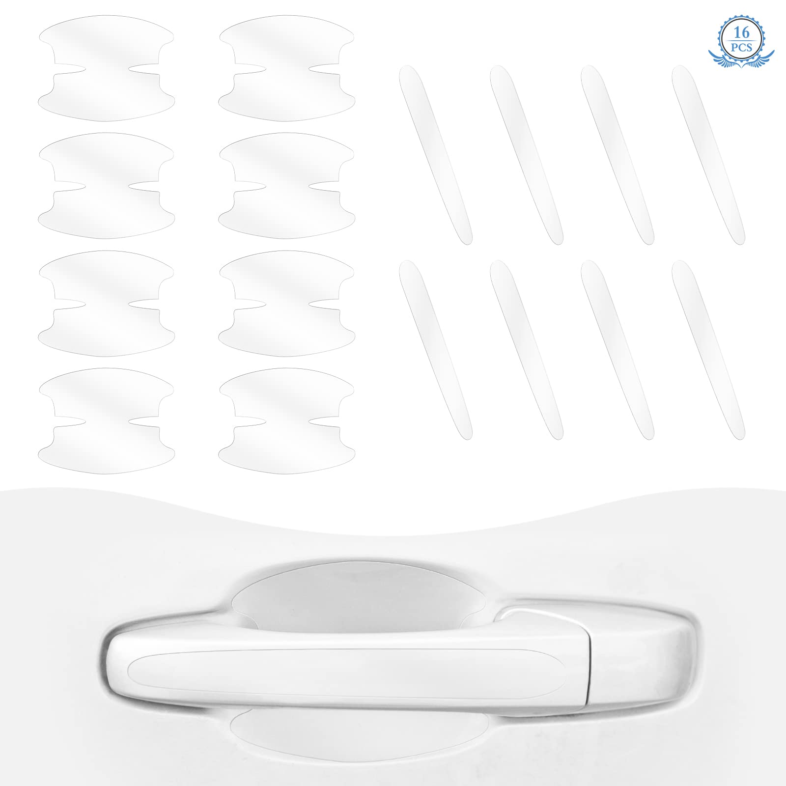 Auto Türgriff Schutzfolie 16 Stück Universelle Lackschutzfolie für Griffmulden Griffschalen Transparente Türgriff Aufkleber Selbstklebende Türgriff Schutzfolie Anti Scratch Griffschale Schutzfolie Auto Türgriff Schutzfolie 16 Stück Universelle Lackschutzfolie für Griffmulden Griffschalen Transparente Türgriff Aufkleber Selbstklebende Türgriff Schutzfolie Anti Scratch Griffschale Schutzfolie von Baiyuanli