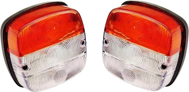 Bajato VORNE Blinker Einparkhilfe Blinker Massey Ferguson Traktoren Licht (links + rechts) 12V -11009601 von Bajato