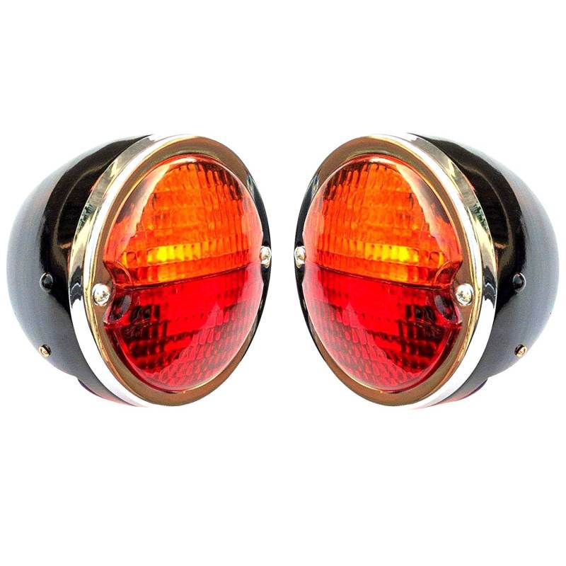 Bajato: Runde Vintage Traktor Hinten Heck Lampe Licht mit Nummernschild Fenster - 11000803 von Bajato
