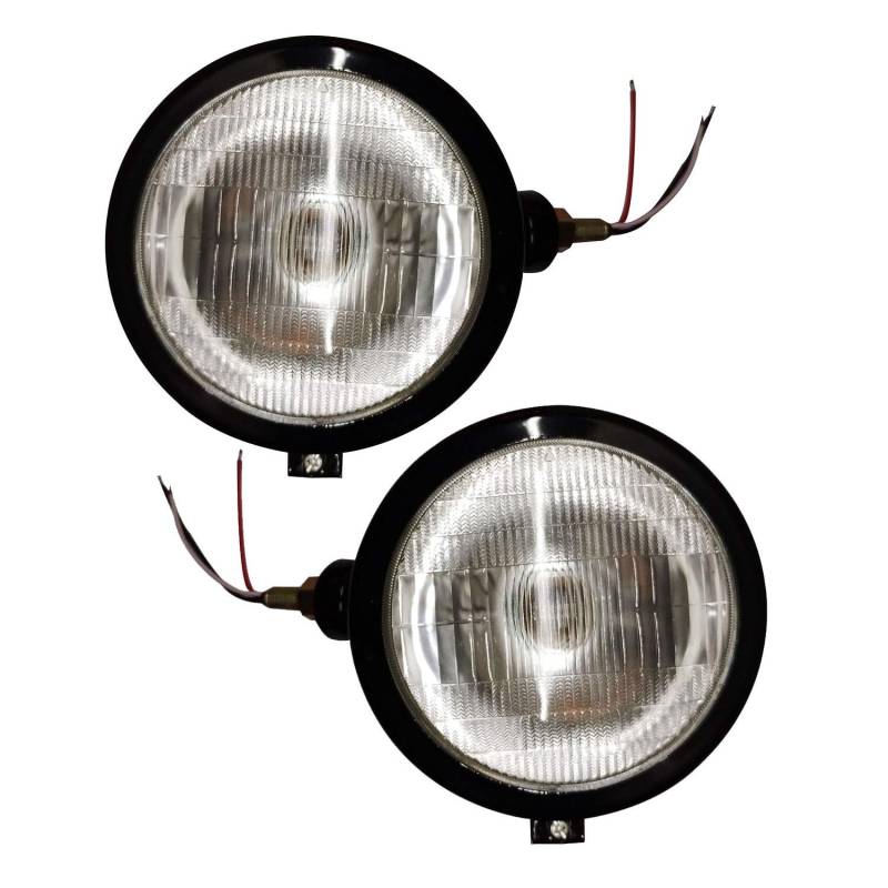 Jeu de phares Bajato noir pour Massey Ferguson avec ampoule (12v) -11000203 von Bajato