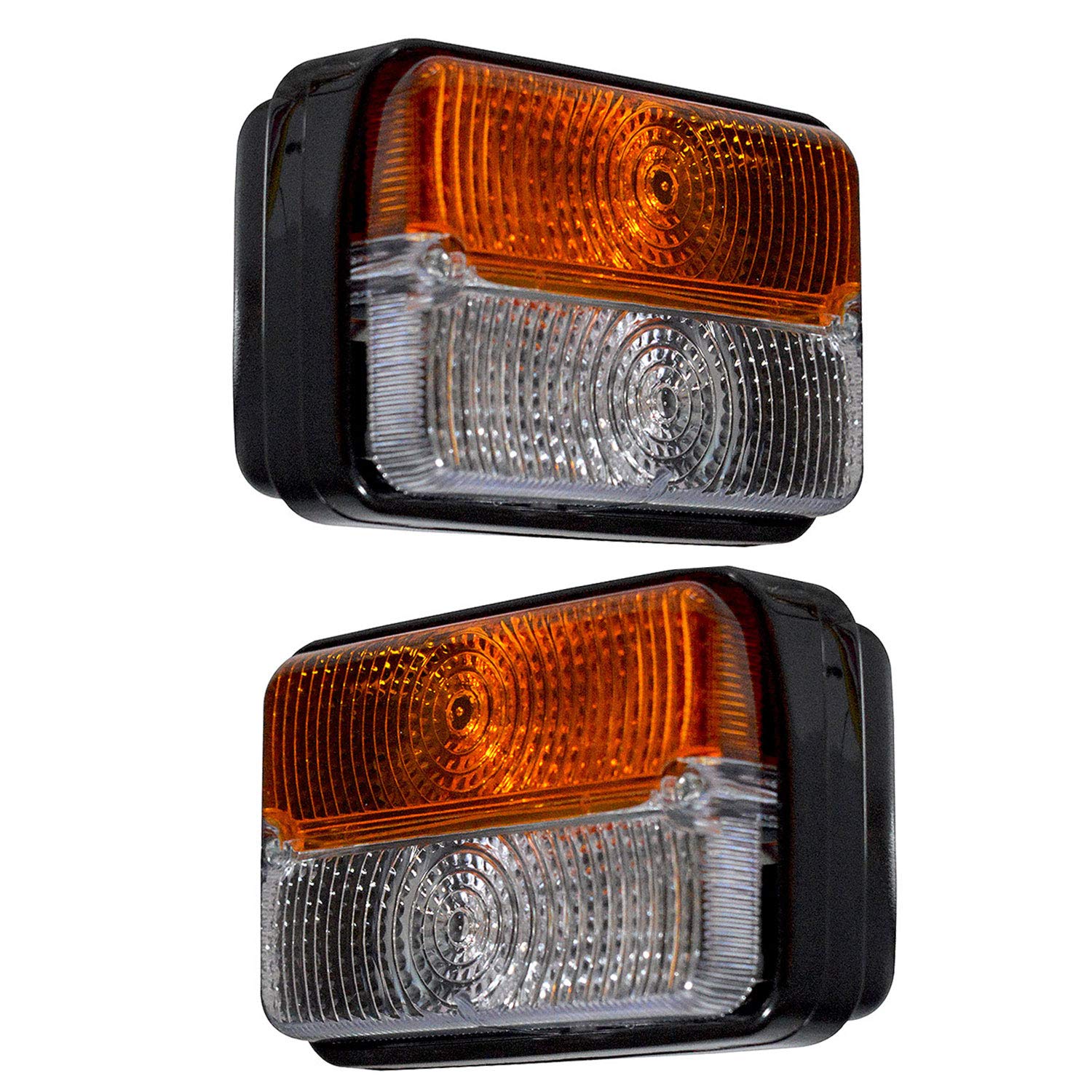 Traktor Blinker Vorne Bajato: Massey Ferguson Deutz Fahr Anderes Lampen Licht Set (Links Rechts) Mit Glühlampe 11001502 von Bajato