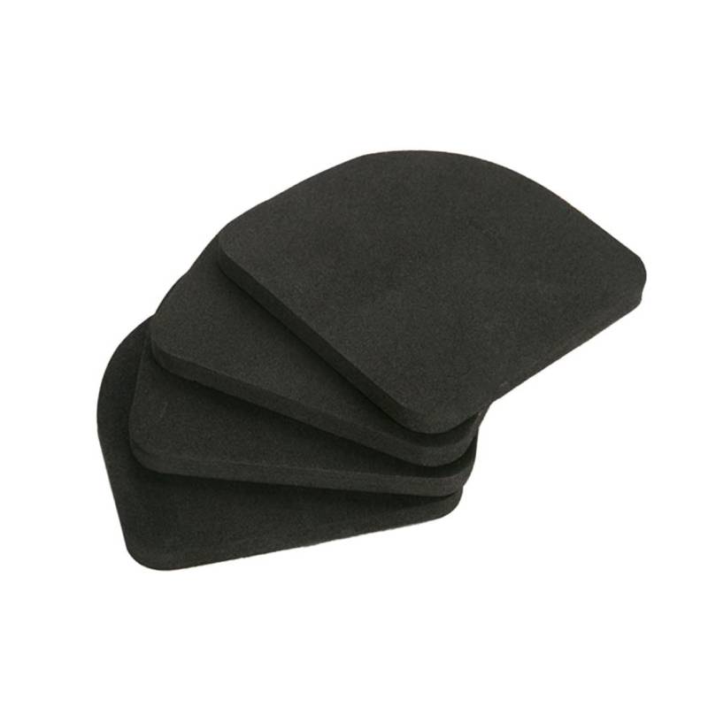 Baluue Waschmaschinen-reduktionspads 4-teilig Geräuschabsorbierende Matten Einfach Zu Installieren Schwarzes Wäschepad-set von Baluue