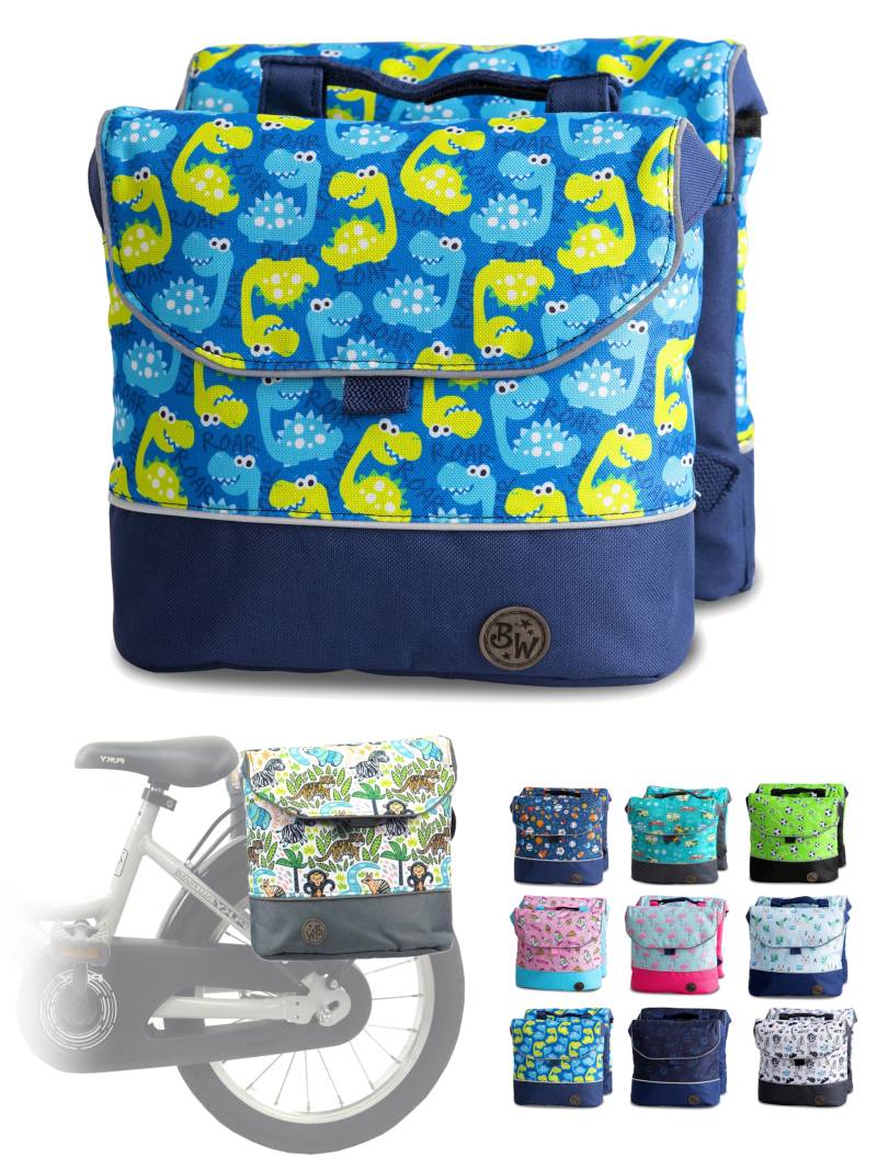 BAMBINIWELT Gepäcktasche, Gepäckträgertasche für Fahrrad, Fahrradtasche für Kinder, wasserabweisend, z.B. für alle Puky Räder (Modell 11) von BambiniWelt by Rafael K.