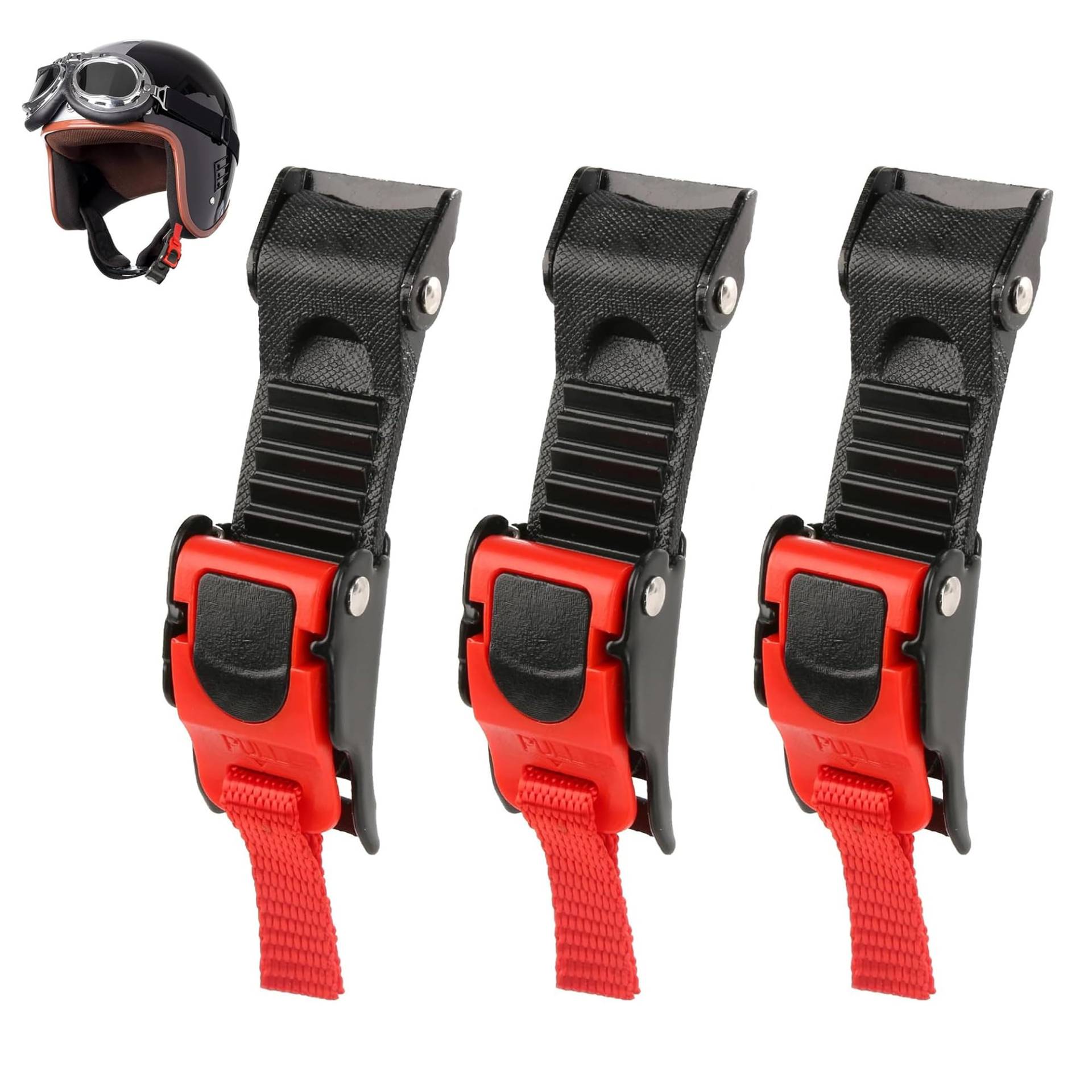 3 Stück Universal Fahrradhelm Verschluss Schnellverschluss Helmschnalle mit Riemen, Ersatzteile für Motorradhelm, Sicheres und Bequemes Befestigen für Radfahrer und Motorradfahrer 3 Stück Universal Fahrradhelm Verschluss Schnellverschluss Helmschnalle mit Riemen, Ersatzteile für Motorradhelm, Sicheres und Bequemes Befestigen für Radfahrer und Motorradfahrer von Bamyli