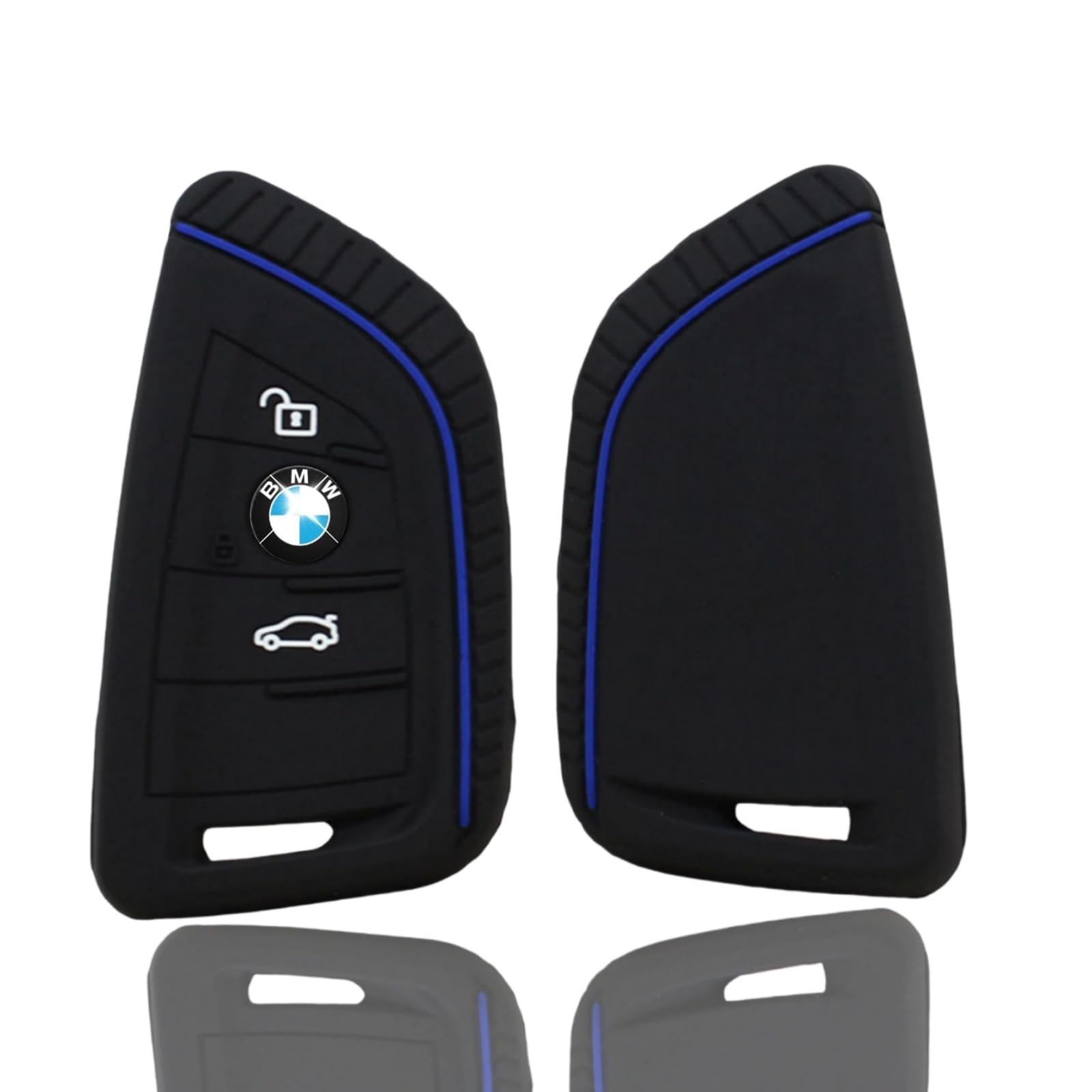 Autoschlüssel Hülle für BMW Schlüsseletui 1 2 3 5 6 7 Series für BMW Active Tourer F21 F45 F46 F48 X1 F48 X3 X4 X5 X6 F15 F85 F15 F16 F86 für BMW Key Case Silikon 3 Tasten Autoschlüssel Hülle für BMW Schlüsseletui 1 2 3 5 6 7 Series für BMW Active Tourer F21 F45 F46 F48 X1 F48 X3 X4 X5 X6 F15 F85 F15 F16 F86 für BMW Key Case Silikon 3 Tasten von Bamyli