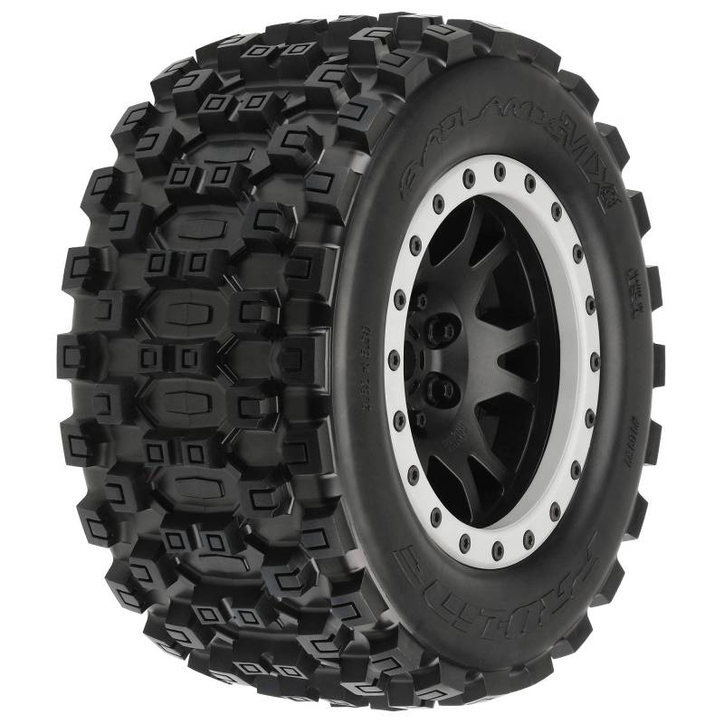 1/5 Badlands MX43 Pro-Loc F/R X-MAXX MTD 24mm Blk/Gry Impulse (2) von Pro-Line