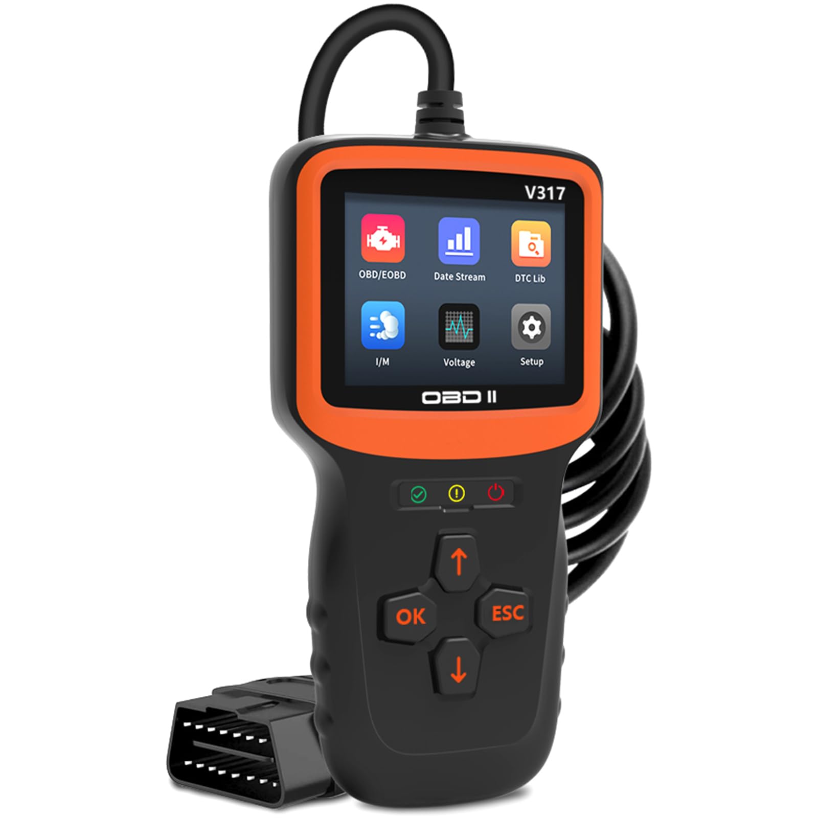 Banaone OBD2 Diagnosegerät, Vollständige OBDII-Diagnose und Test von Schaltungsstart- und Ladesystemen, Gilt für Benzinfahrzeuge nach 2000, Gilt Nicht für Elektrofahrzeuge und Hybridfahrzeuge Banaone OBD2 Diagnosegerät, Vollständige OBDII-Diagnose und Test von Schaltungsstart- und Ladesystemen, Gilt für Benzinfahrzeuge nach 2000, Gilt Nicht für Elektrofahrzeuge und Hybridfahrzeuge von Banaone