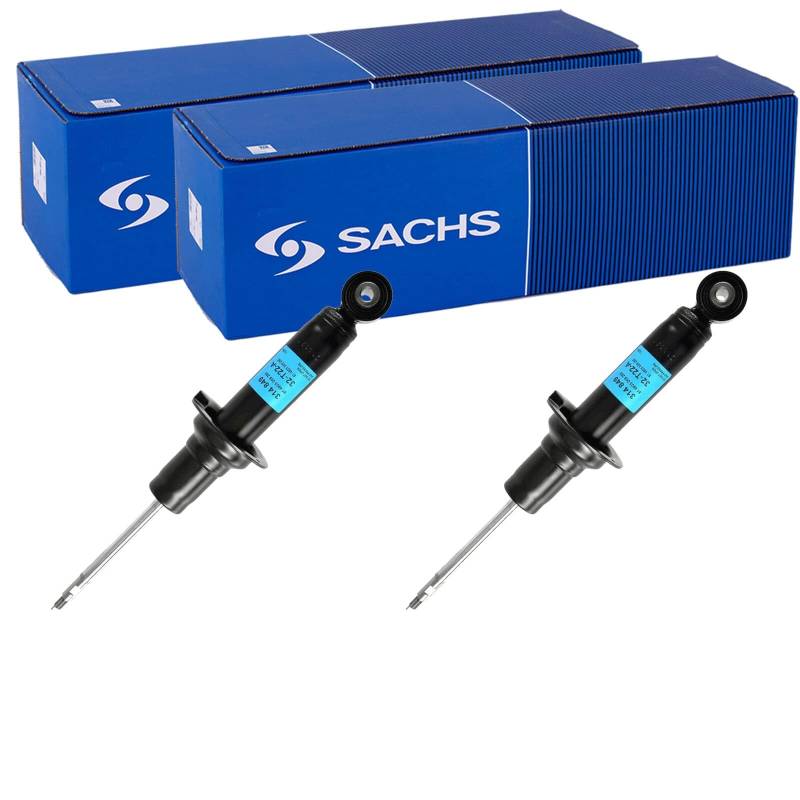 2X SACHS Gasdruck Stoßdämpfer hinten passend für 407 508 | 314 849 von BandelOne
