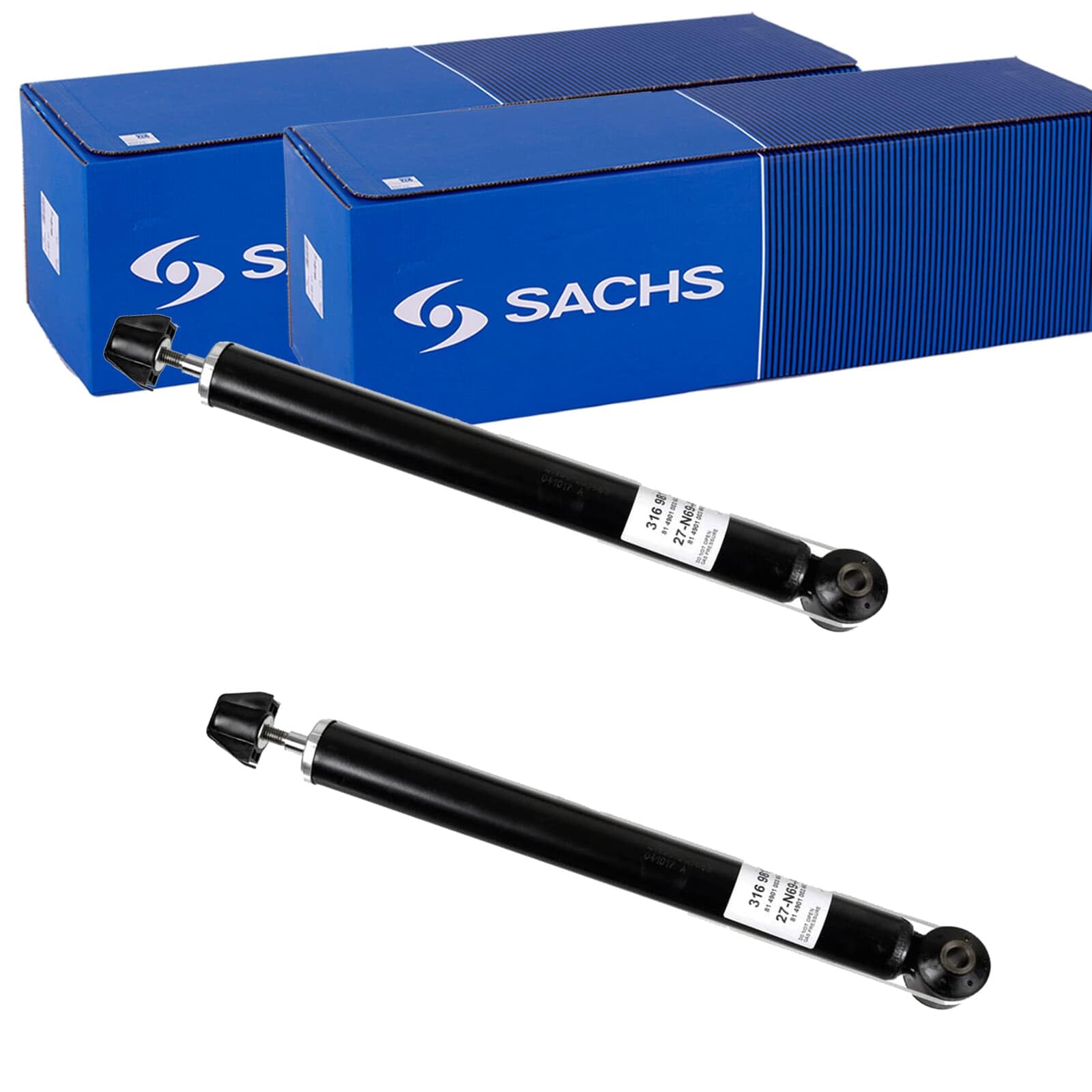 2X SACHS Gasdruck Stoßdämpfer hinten passend für ADAM links + rechts 2X SACHS Gasdruck Stoßdämpfer hinten passend für ADAM links + rechts von BandelOne