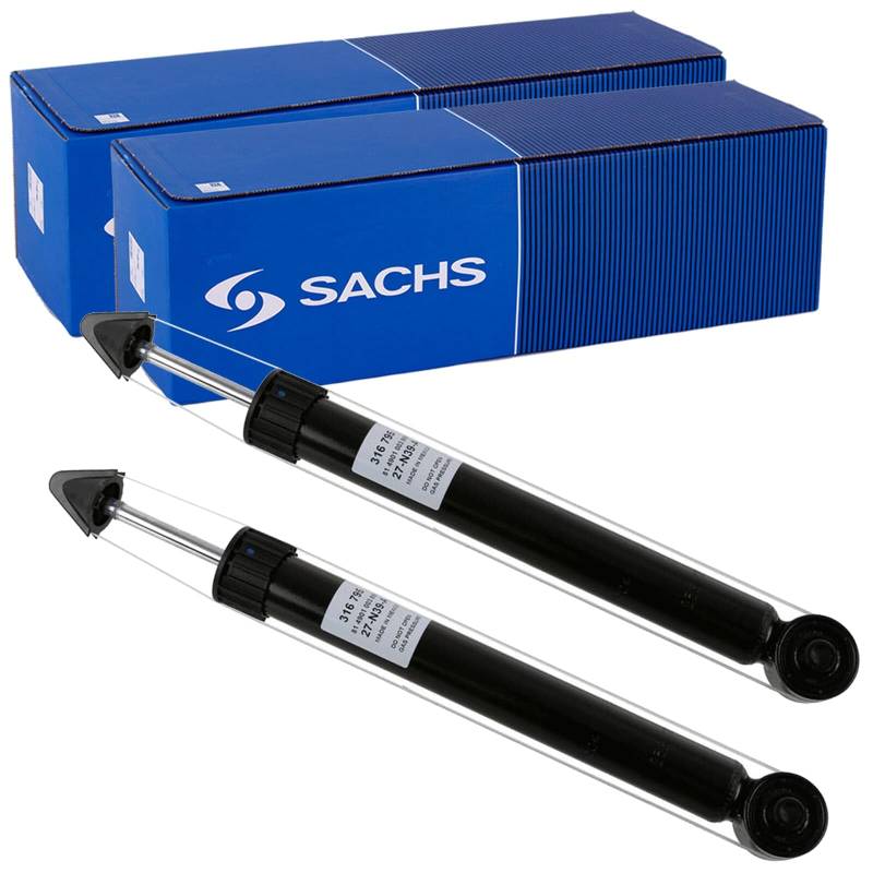 2X SACHS Gasdruck Stoßdämpfer hinten passend für Beetle links + rechts | von BandelOne