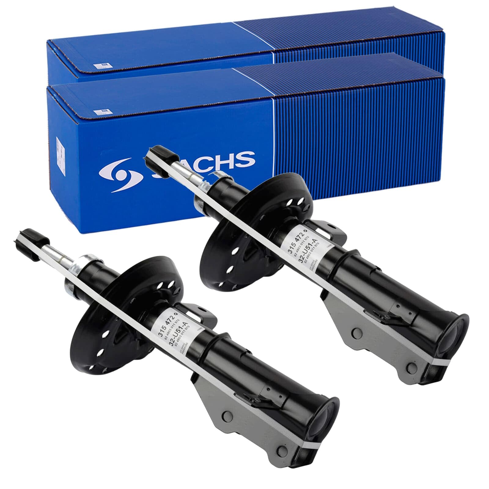 2X SACHS Gasdruck Stoßdämpfer vorne passend für CRUZE ORLANDO von BandelOne