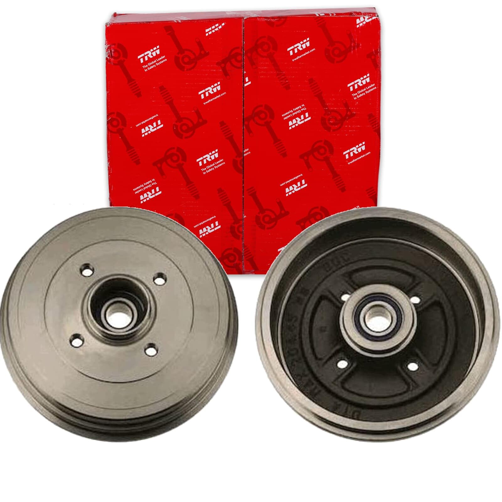2X TRW Bremstrommeln hinten passend für Clio MODUS links + rechts | 2X TRW Bremstrommeln hinten passend für Clio MODUS links + rechts | von BandelOne
