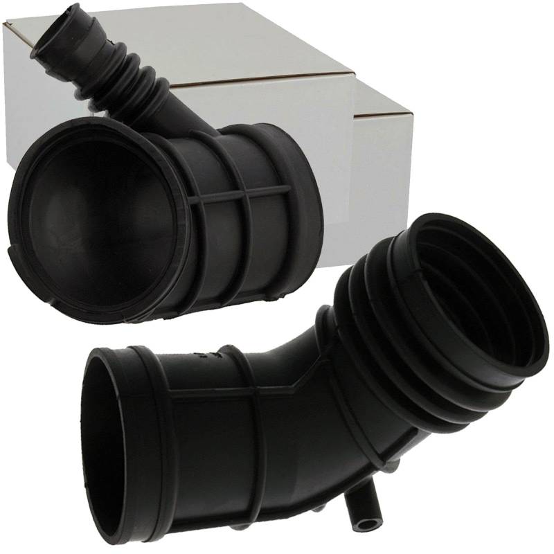 2x ANSAUGSCHLAUCH für Luftfilter DROSSELKPAPPE passend für 3er E46 330i von BandelOne