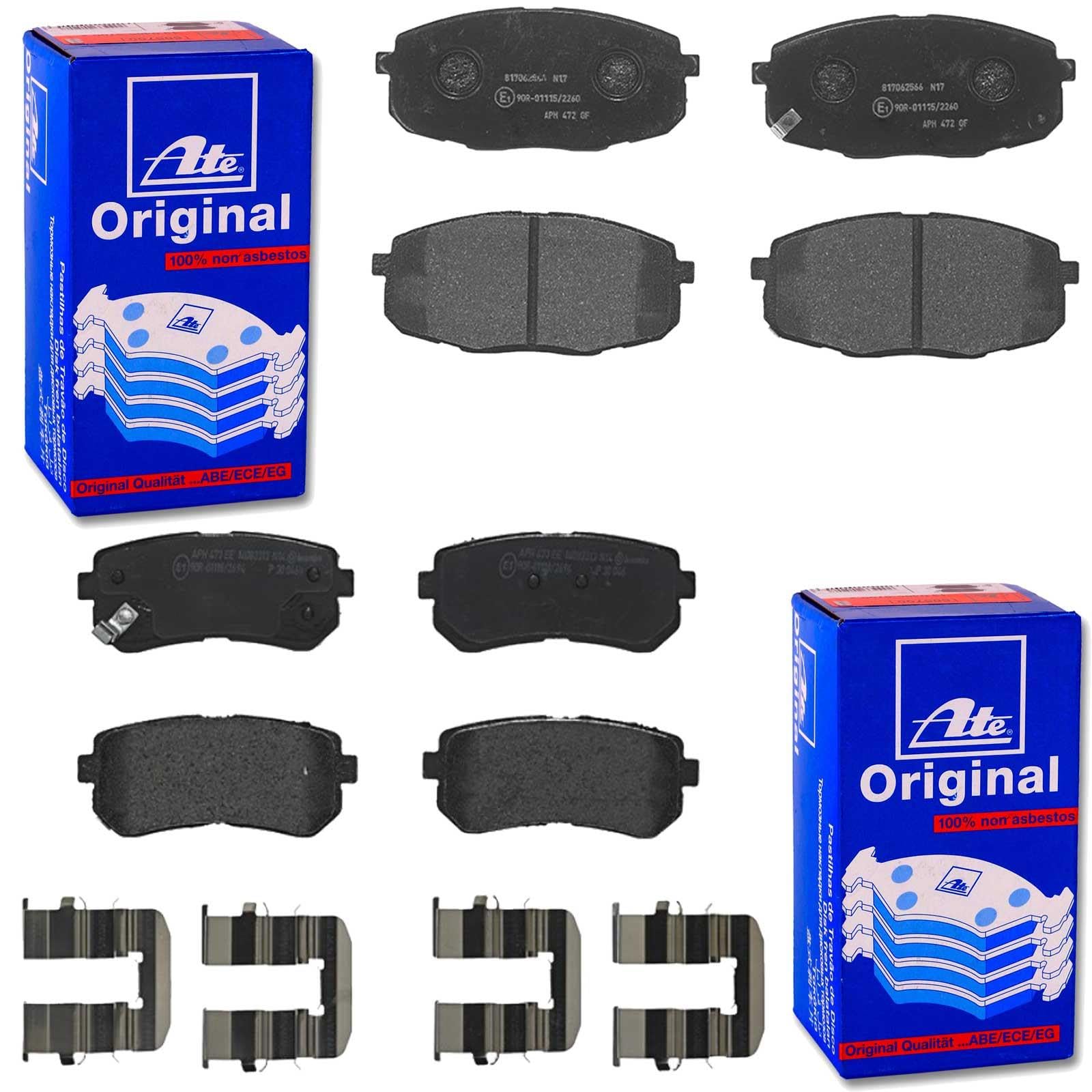 2x ATE Bremsbeläge vorne + hinten passend für i30 CEED CREATO 2 2x ATE Bremsbeläge vorne + hinten passend für i30 CEED CREATO 2 von BandelOne