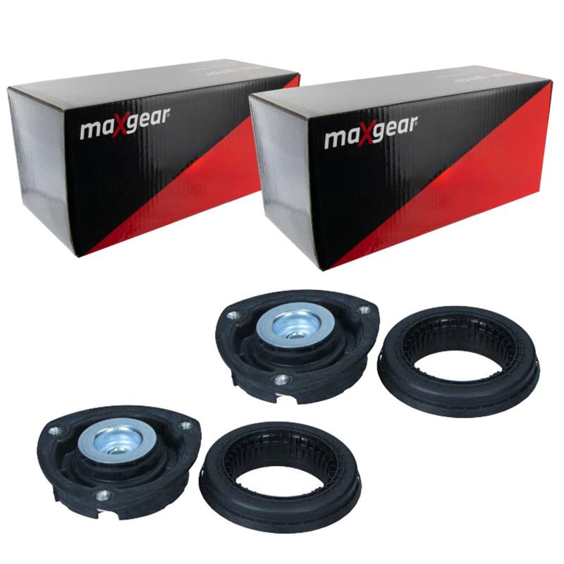 2x Gasdruck Stoßdämpfer + Domlager für Golf 7 Octavia 3 von BandelOne