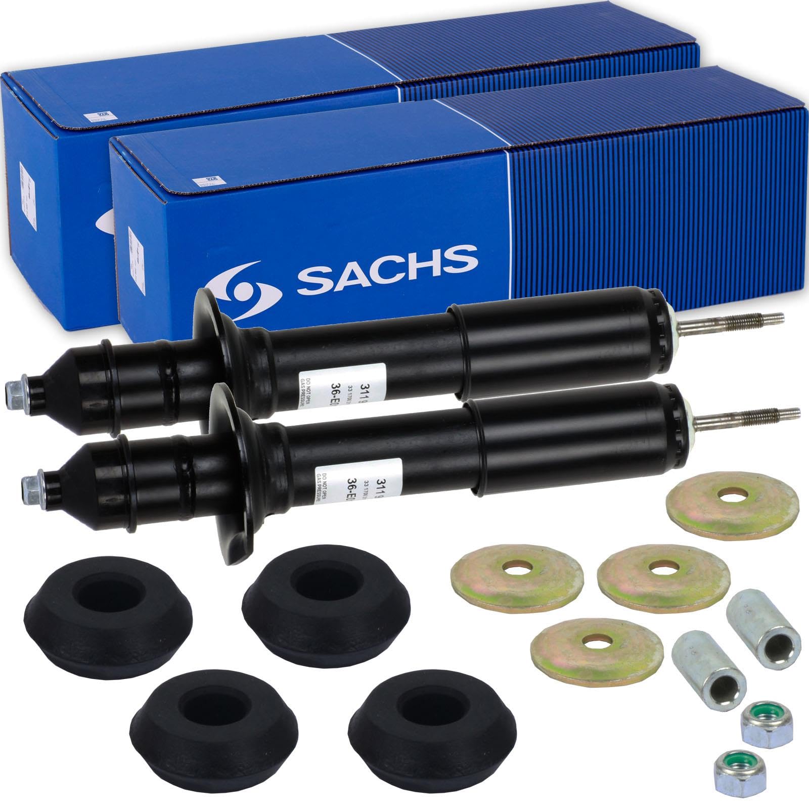 2x SACHS Gasdruck Stoßdämpfer Hinterachse passend für M-Klasse W163 2x SACHS Gasdruck Stoßdämpfer Hinterachse passend für M-Klasse W163 von BandelOne