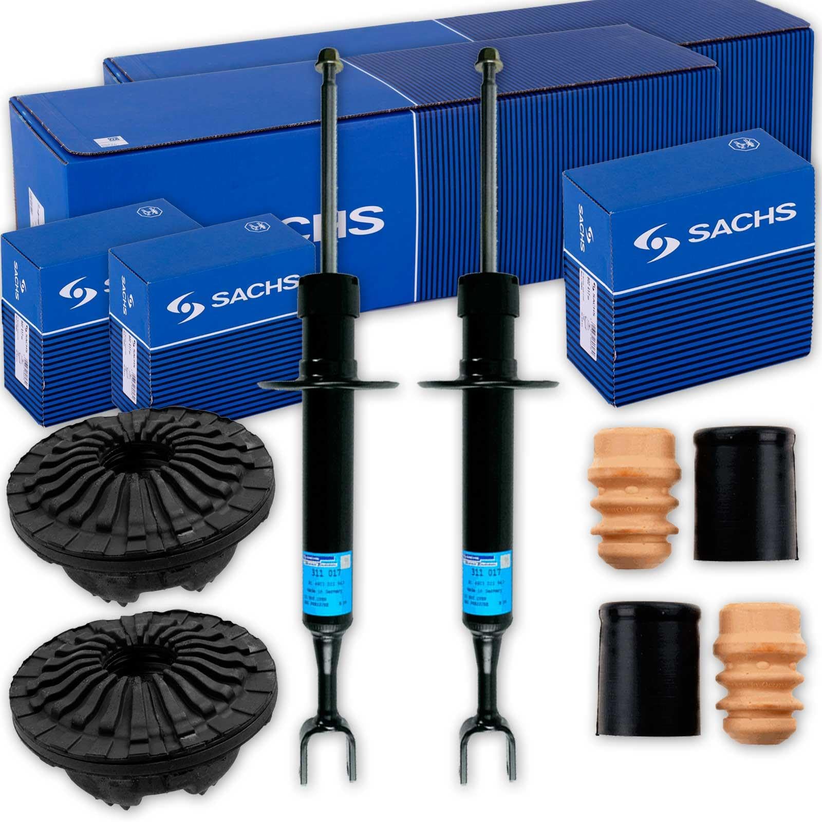 2x SACHS Stoßdämpfer + Domlager + Protection-Kit vorne für A4 B6 B7 2x SACHS Stoßdämpfer + Domlager + Protection-Kit vorne für A4 B6 B7 von BandelOne