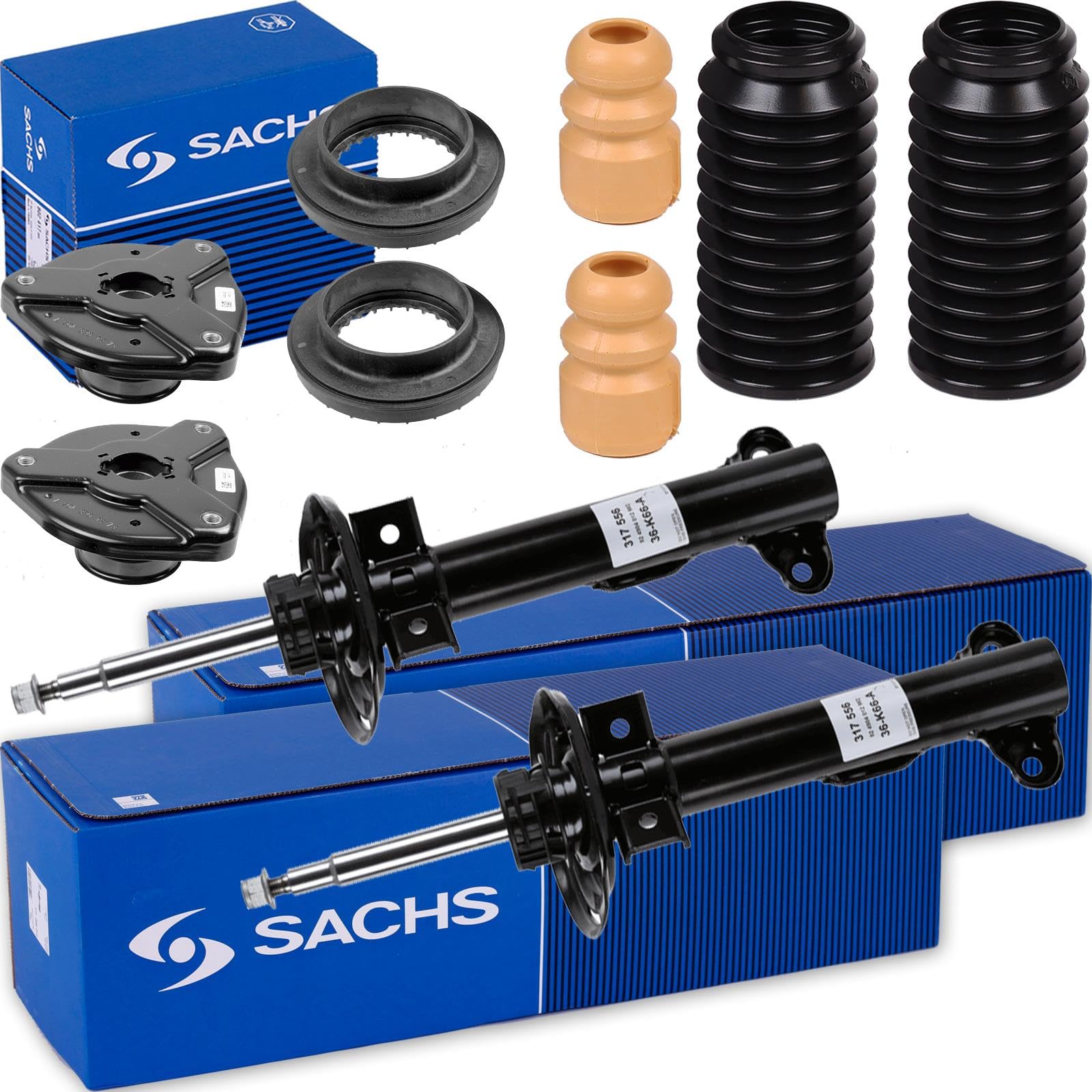 2x SACHS Stoßdämpfer + Domlager vorne passend für C-Klasse W204 S204 2x SACHS Stoßdämpfer + Domlager vorne passend für C-Klasse W204 S204 von BandelOne
