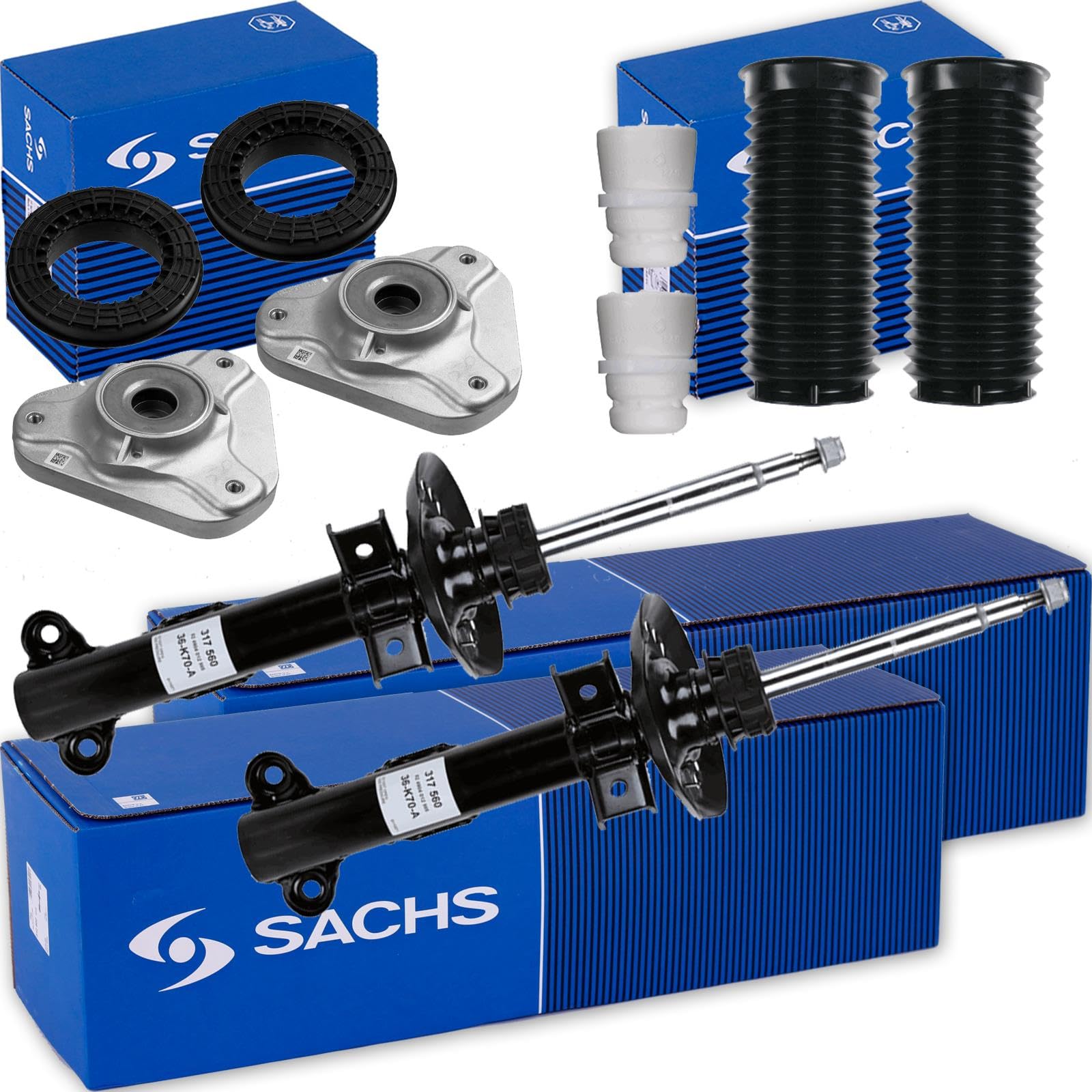 2x SACHS Stoßdämpfer + Domlager vorne passend für E-Klasse W212 S212 2x SACHS Stoßdämpfer + Domlager vorne passend für E-Klasse W212 S212 von BandelOne