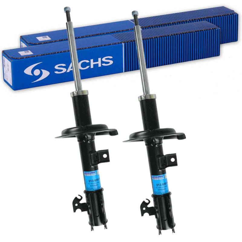 2x SACHS Stoßdämpfer + Protection-Kit vorne Vorderachse passend für AGILA B von BandelOne