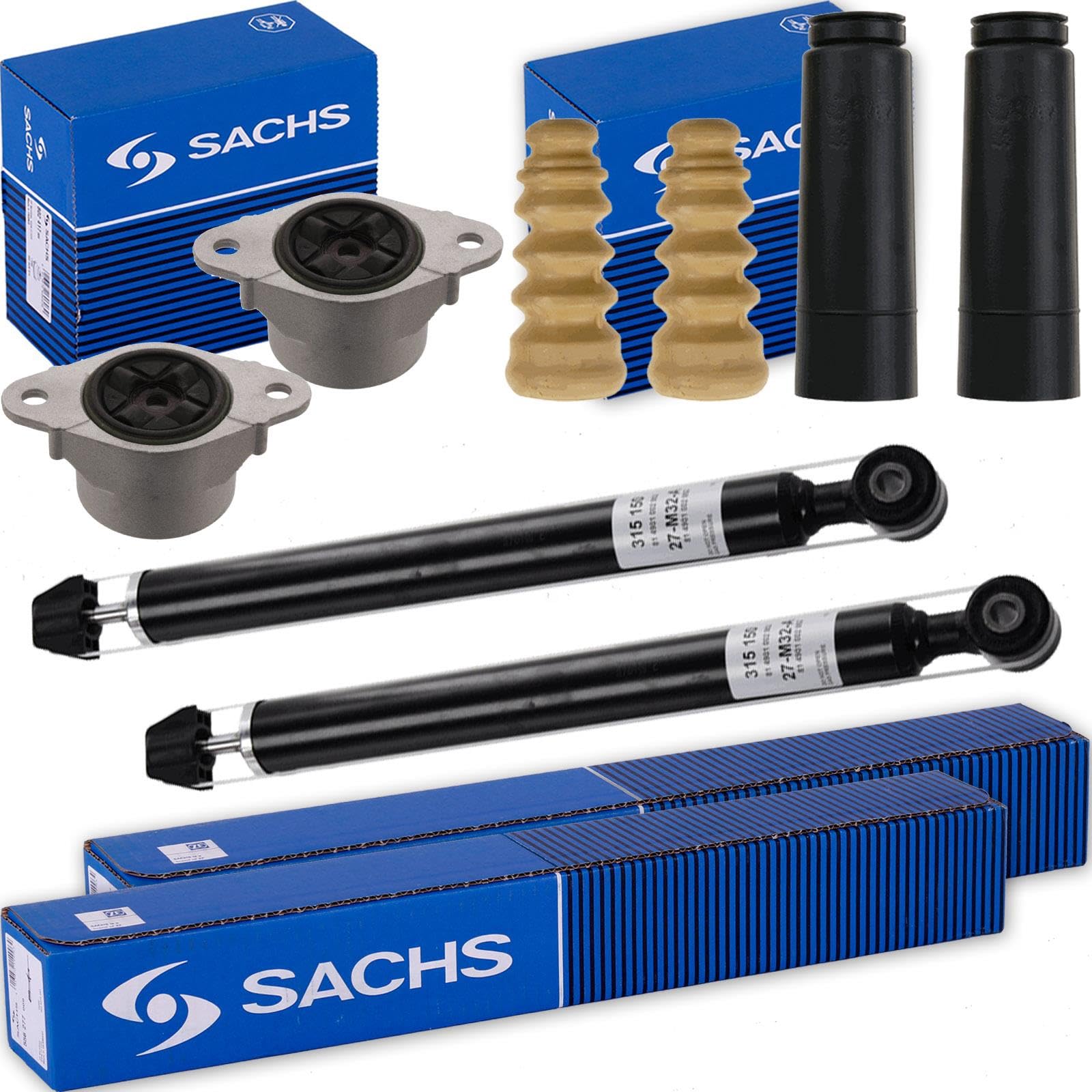 2x SACHS Stoßdämpfer hinten + Domlager + Protection-Kit passend für Fiesta 6 2x SACHS Stoßdämpfer hinten + Domlager + Protection-Kit passend für Fiesta 6 von BandelOne