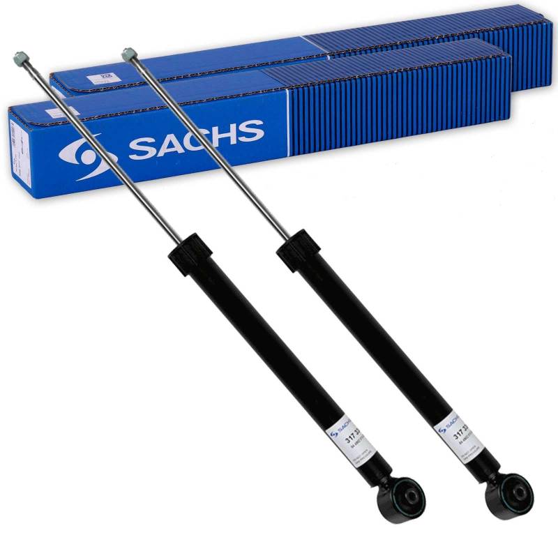 2x SACHS Stoßdämpfer hinten passend für Polo 9N 6R1 6C1 AB BJ 2001 von BandelOne