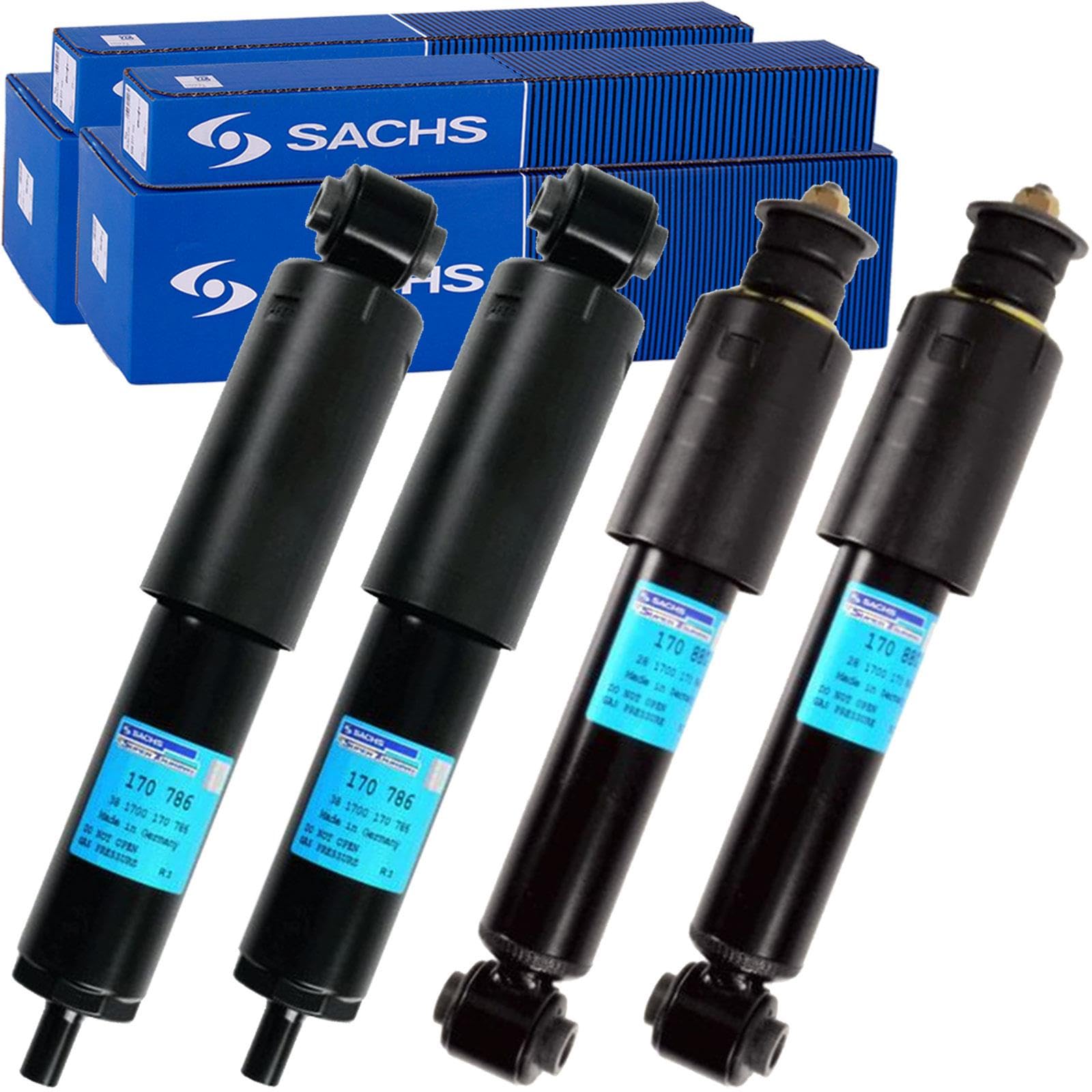 4x SACHS Gasdruck Stoßdämpfer vorne + hinten für T4 Transporter Bus 4x SACHS Gasdruck Stoßdämpfer vorne + hinten für T4 Transporter Bus von BandelOne