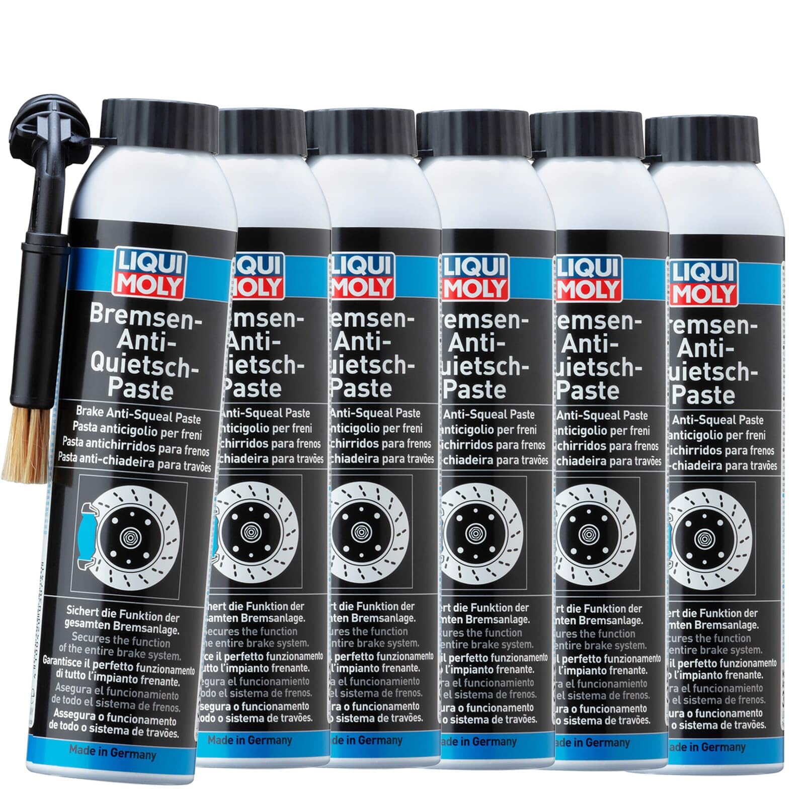 6x 200ml LIQUI MOLY Bremsen-Anti-Quietsch-Paste Bremsenpaste Pinseldose 6x 200ml LIQUI MOLY Bremsen-Anti-Quietsch-Paste Bremsenpaste Pinseldose von BandelOne