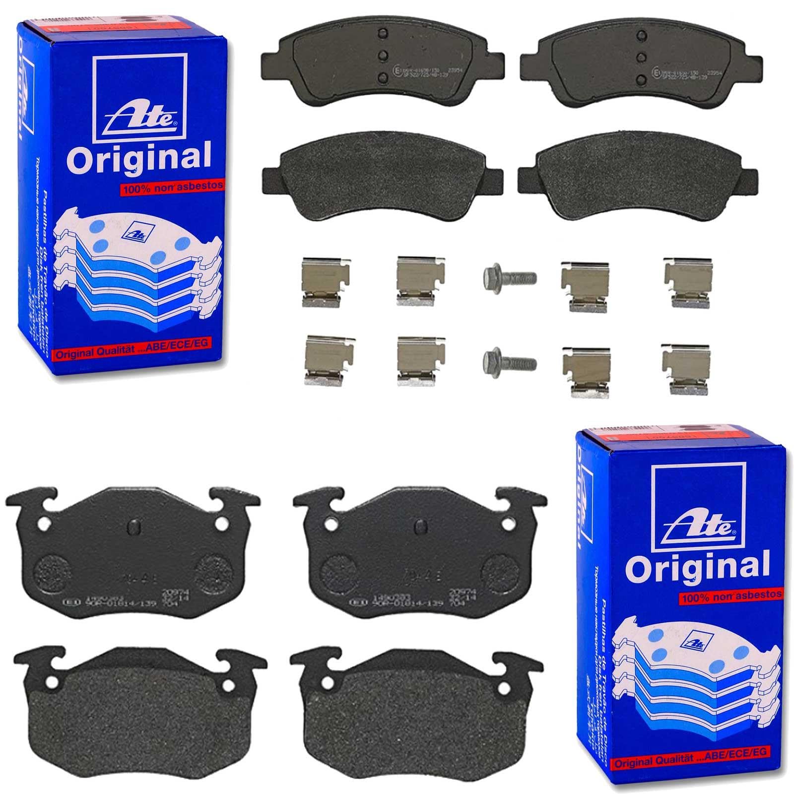 ATE BREMSBELAG vorne + hinten passend für 206 XSARA ATE BREMSBELAG vorne + hinten passend für 206 XSARA von BandelOne